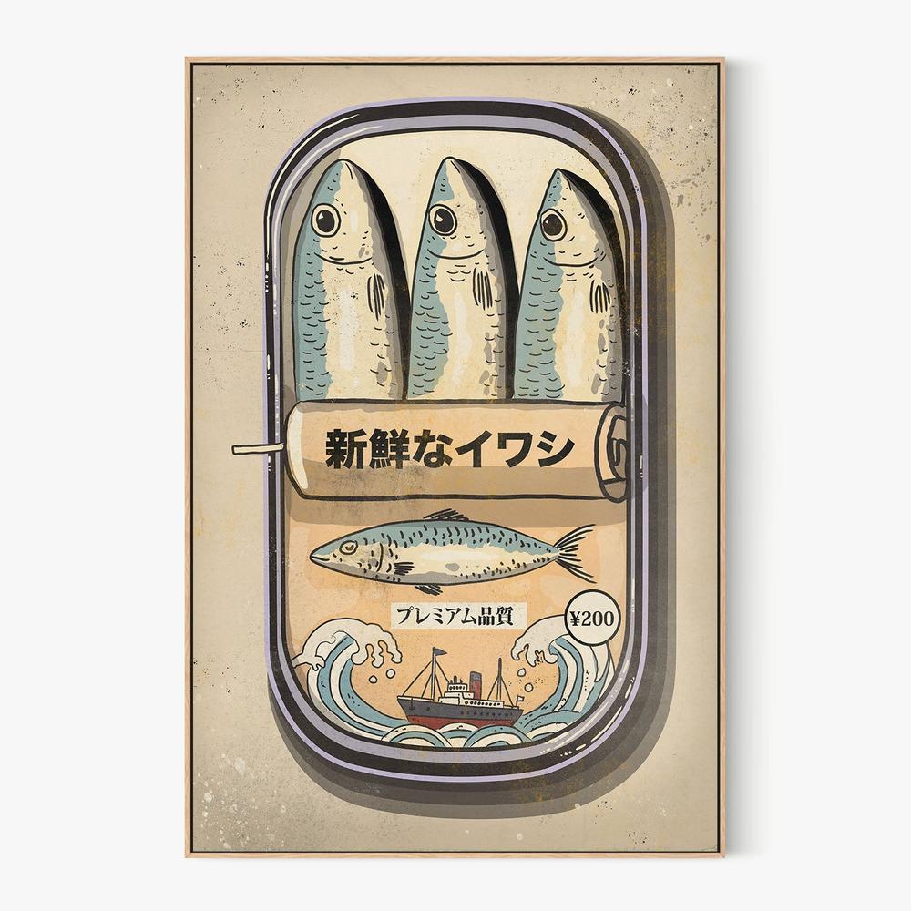 Fresh Sardine Can-by-Nicholas-wall-art-print-canvas-poster-framed-Gioia