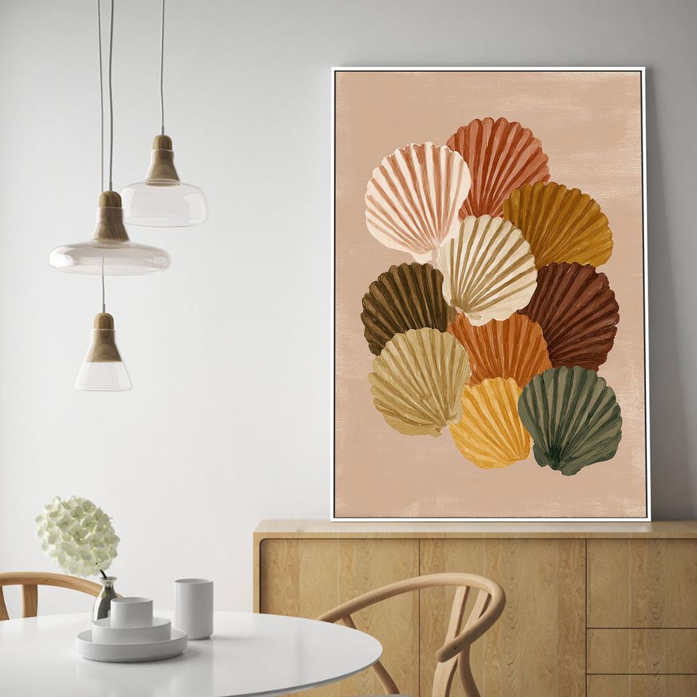 Gathered Shells-by-Lady Hana-wall-art-print-canvas-poster-framed-Gioia