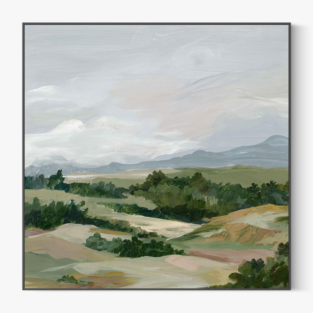Gentle Hills Under Cloudy Skies-by-Lera-wall-art-print-canvas-poster-framed-Gioia