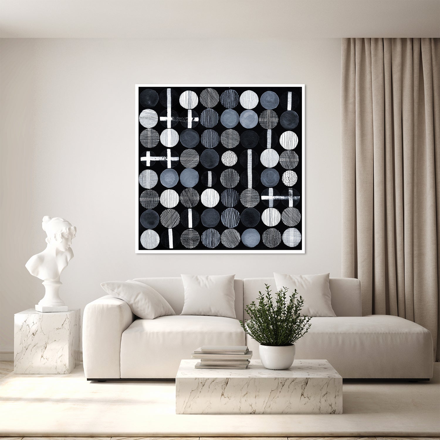 Geometry, Style B-by-Danushka Abeygoda-wall-art-print-canvas-poster-framed-Gioia