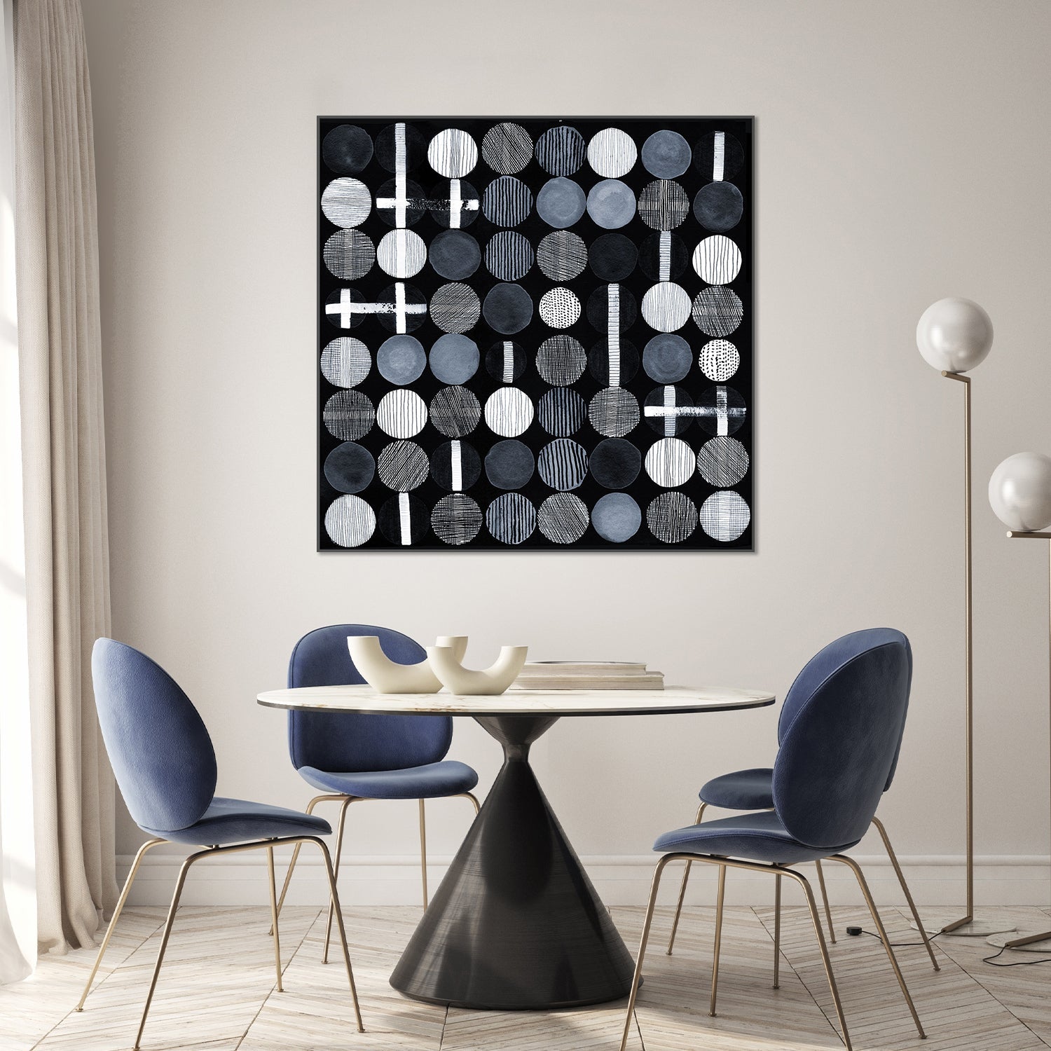Geometry, Style B-by-Danushka Abeygoda-wall-art-print-canvas-poster-framed-Gioia