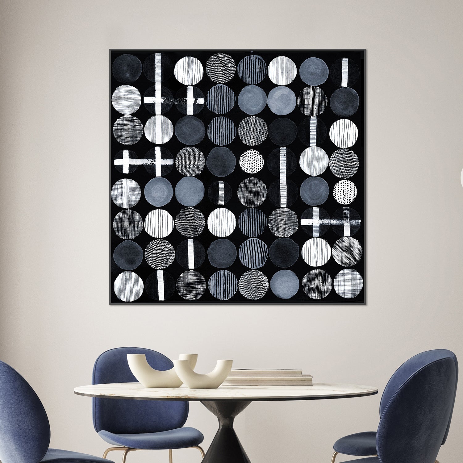 Geometry, Style B-by-Danushka Abeygoda-wall-art-print-canvas-poster-framed-Gioia