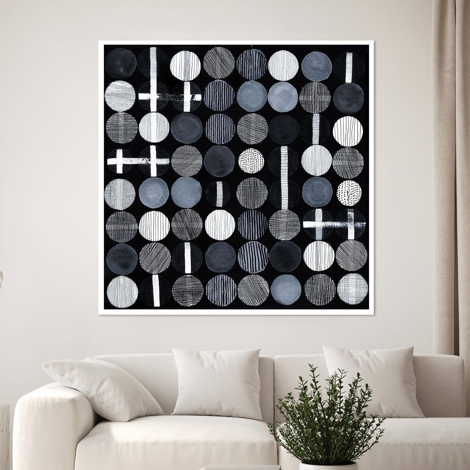 Geometry, Style B-by-Danushka Abeygoda-wall-art-print-canvas-poster-framed-Gioia