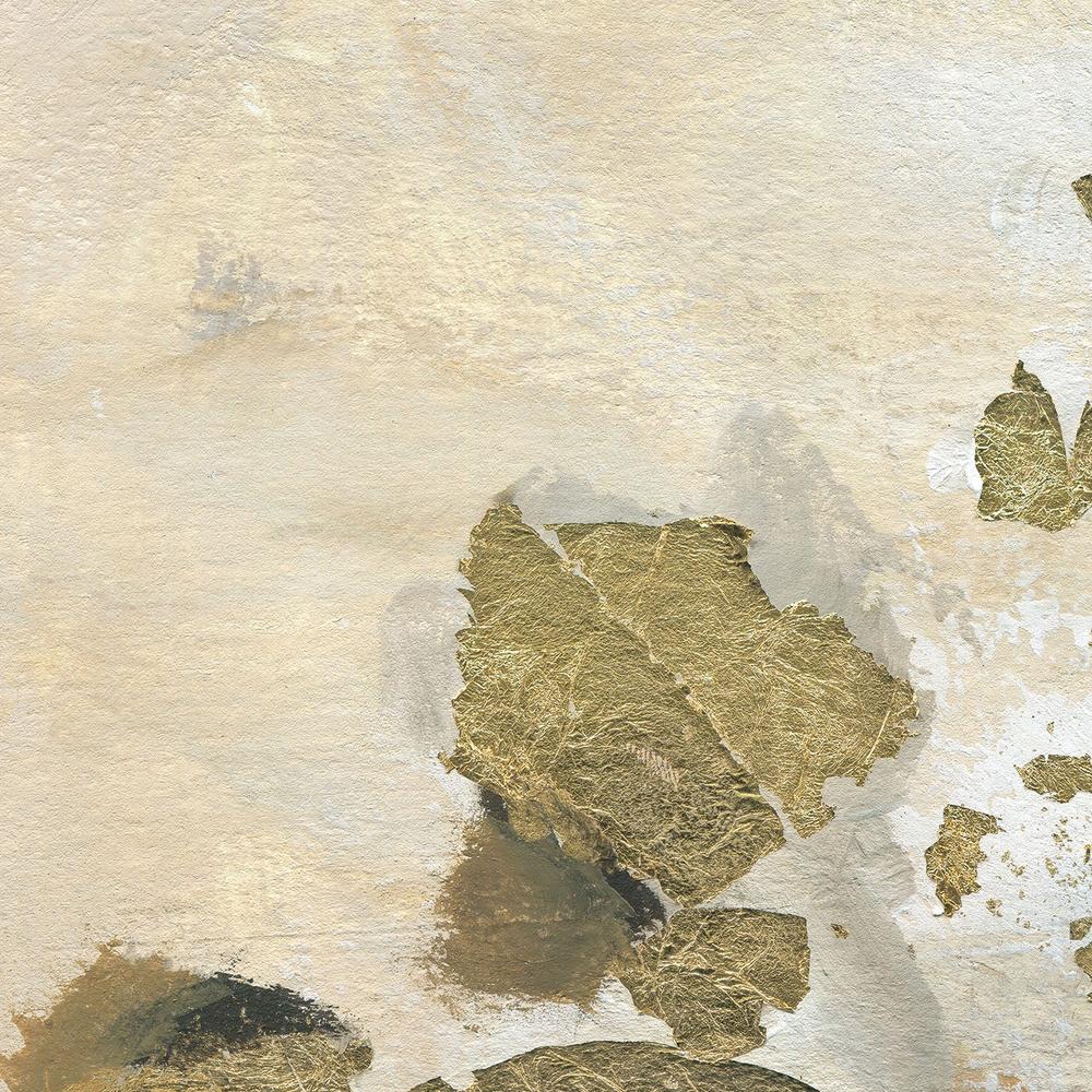 Gold Leaf Abstract-by-Yvette St. Amant-wall-art-print-canvas-poster-framed-Gioia