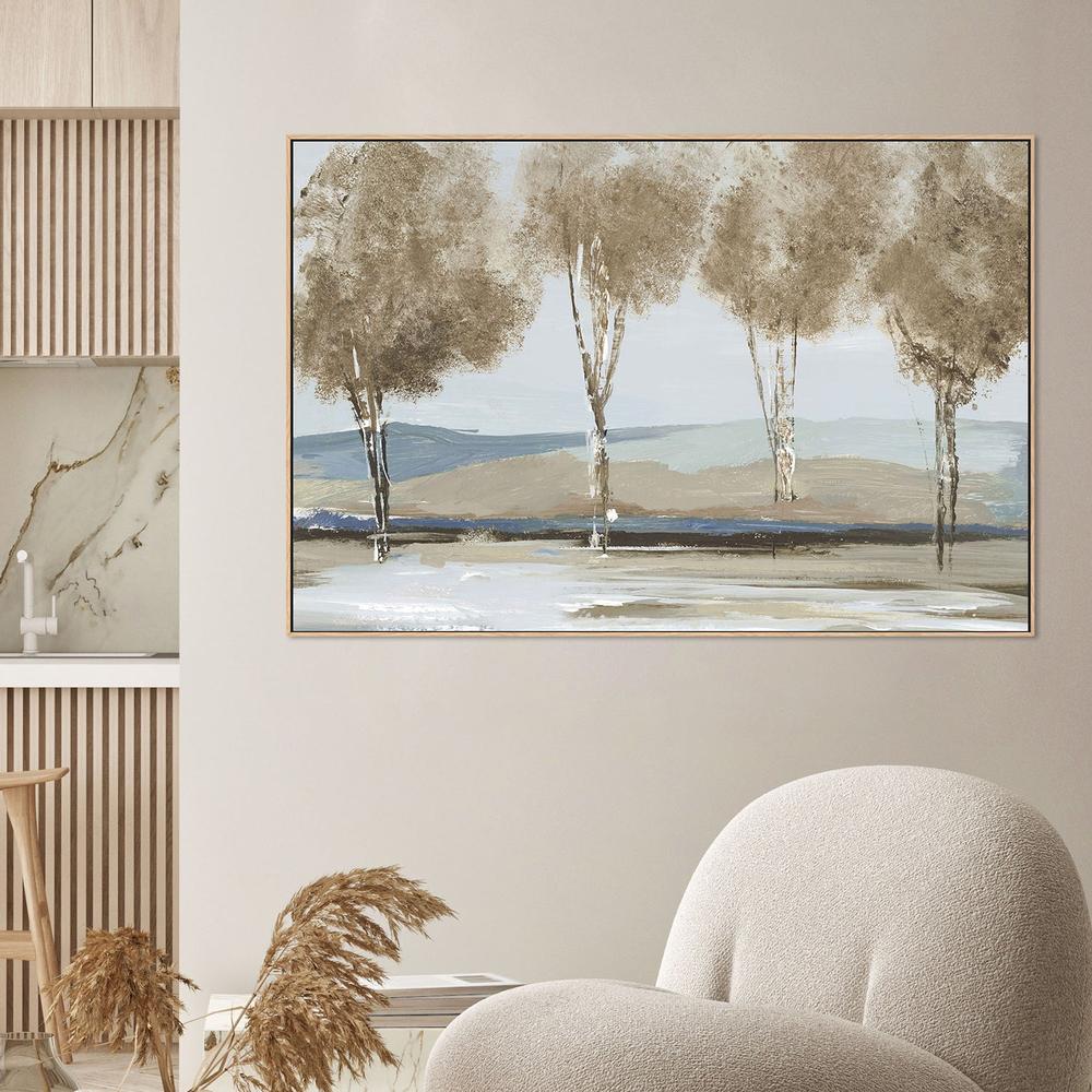 Golden Birch Tree Forest-by-Lera-wall-art-print-canvas-poster-framed-Gioia