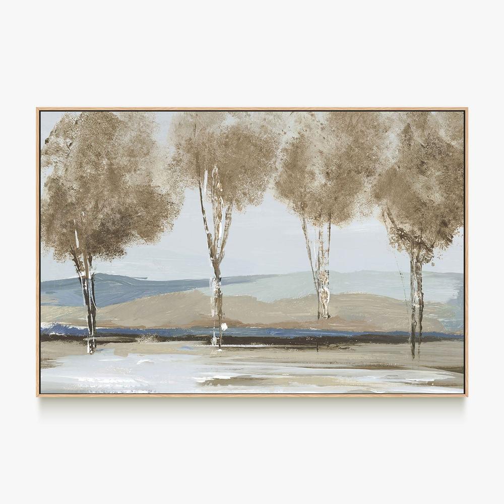 Golden Birch Tree Forest-by-Lera-wall-art-print-canvas-poster-framed-Gioia