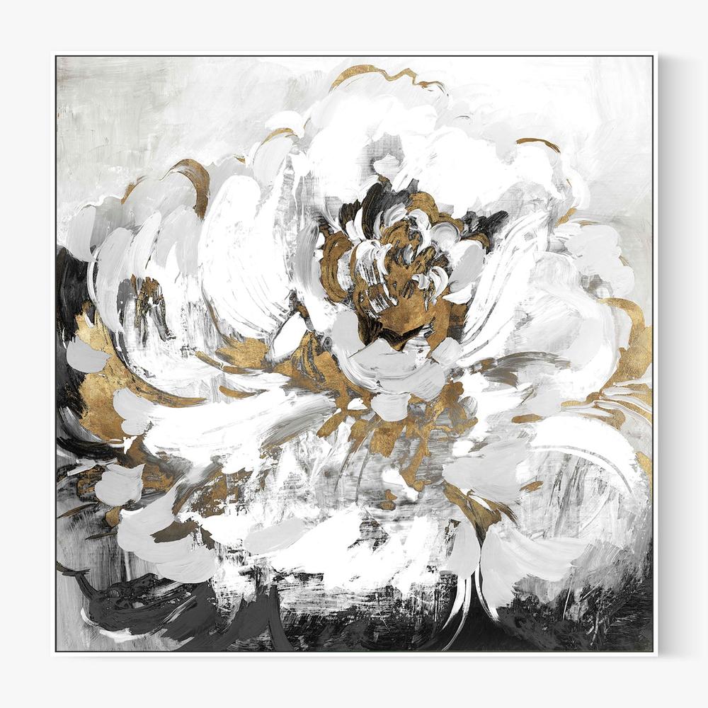Golden Black Floral-by-Lera-wall-art-print-canvas-poster-framed-Gioia