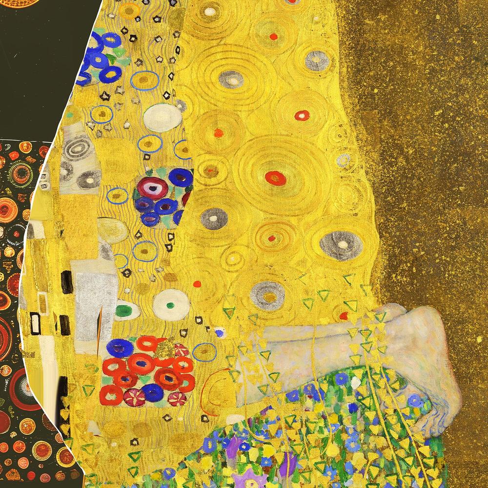 Golden Bottle Embrace-by-Artem Pozdniakov-wall-art-print-canvas-poster-framed-Gioia