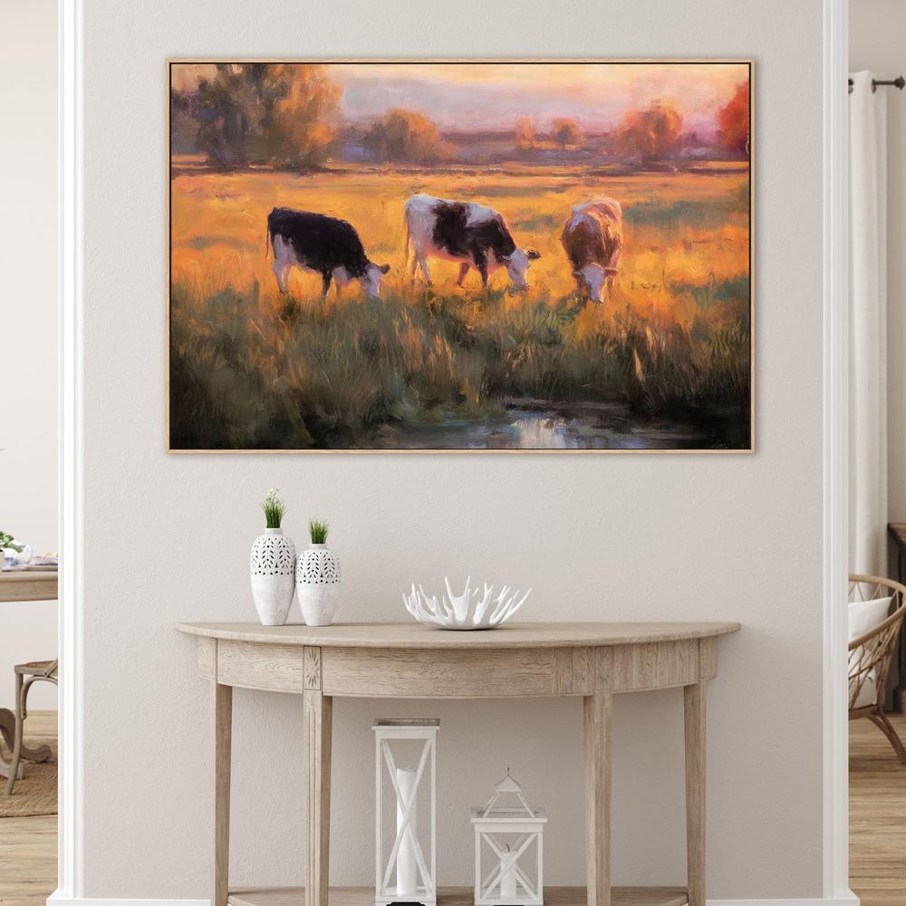 Golden Hour-by-Nina Blue-wall-art-print-canvas-poster-framed-Gioia