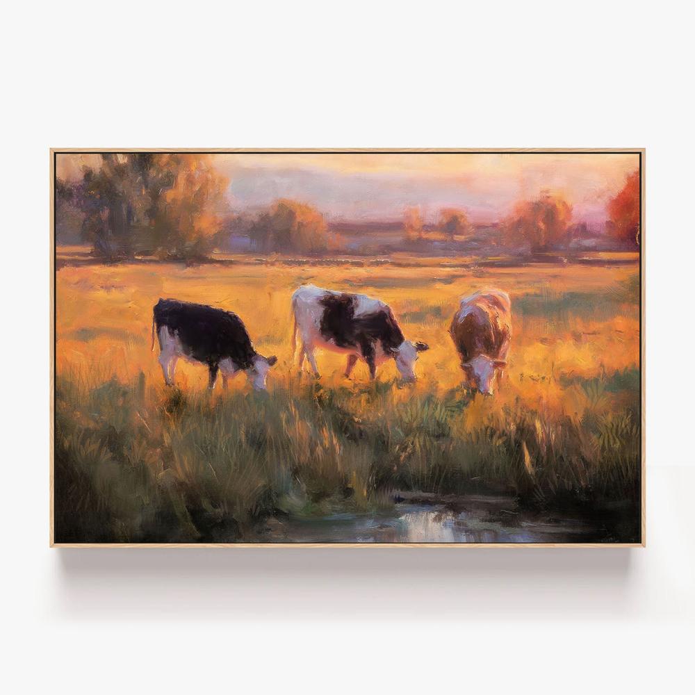Golden Hour-by-Nina Blue-wall-art-print-canvas-poster-framed-Gioia