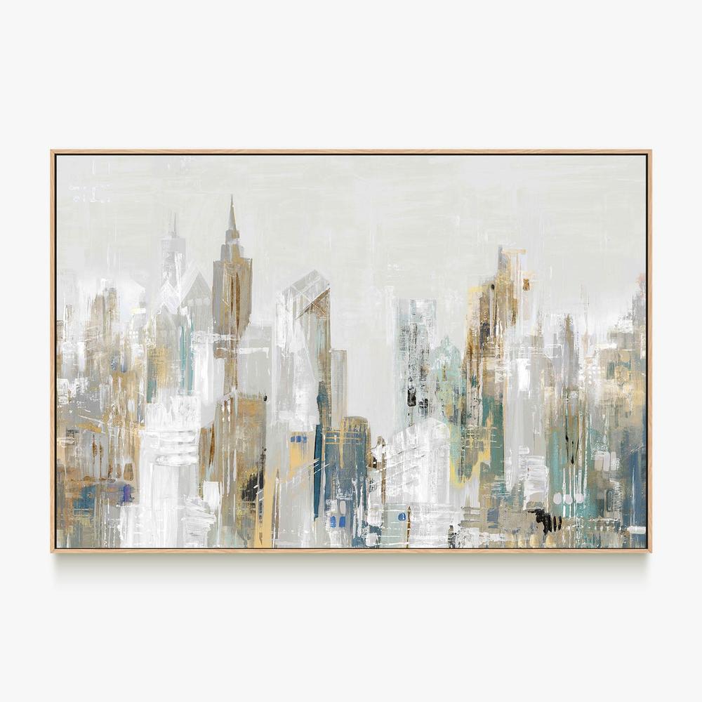 Golden Winter City, Style A-by-Lera-wall-art-print-canvas-poster-framed-Gioia