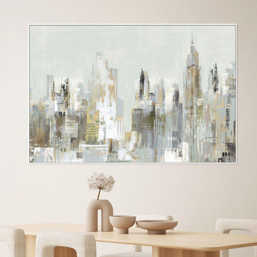 Golden Winter City , Style B-by-Lera-wall-art-print-canvas-poster-framed-Gioia