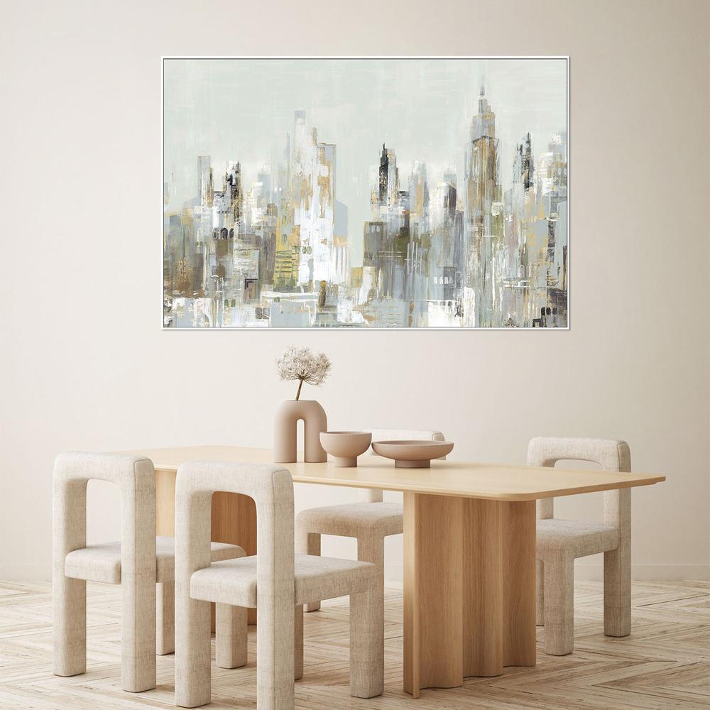 Golden Winter City , Style B-by-Lera-wall-art-print-canvas-poster-framed-Gioia