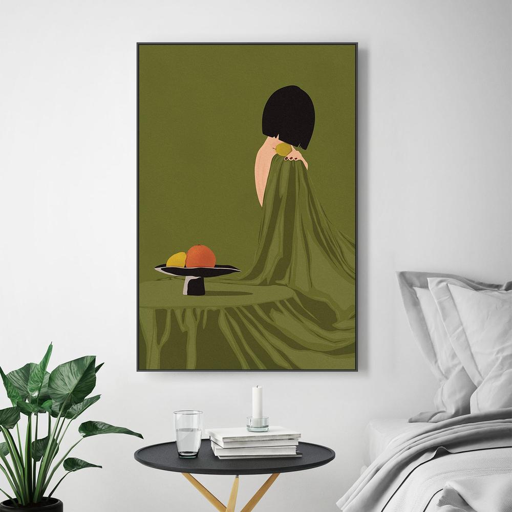 Green Dress Still Life-by-Lisa Solomoniuk-wall-art-print-canvas-poster-framed-Gioia