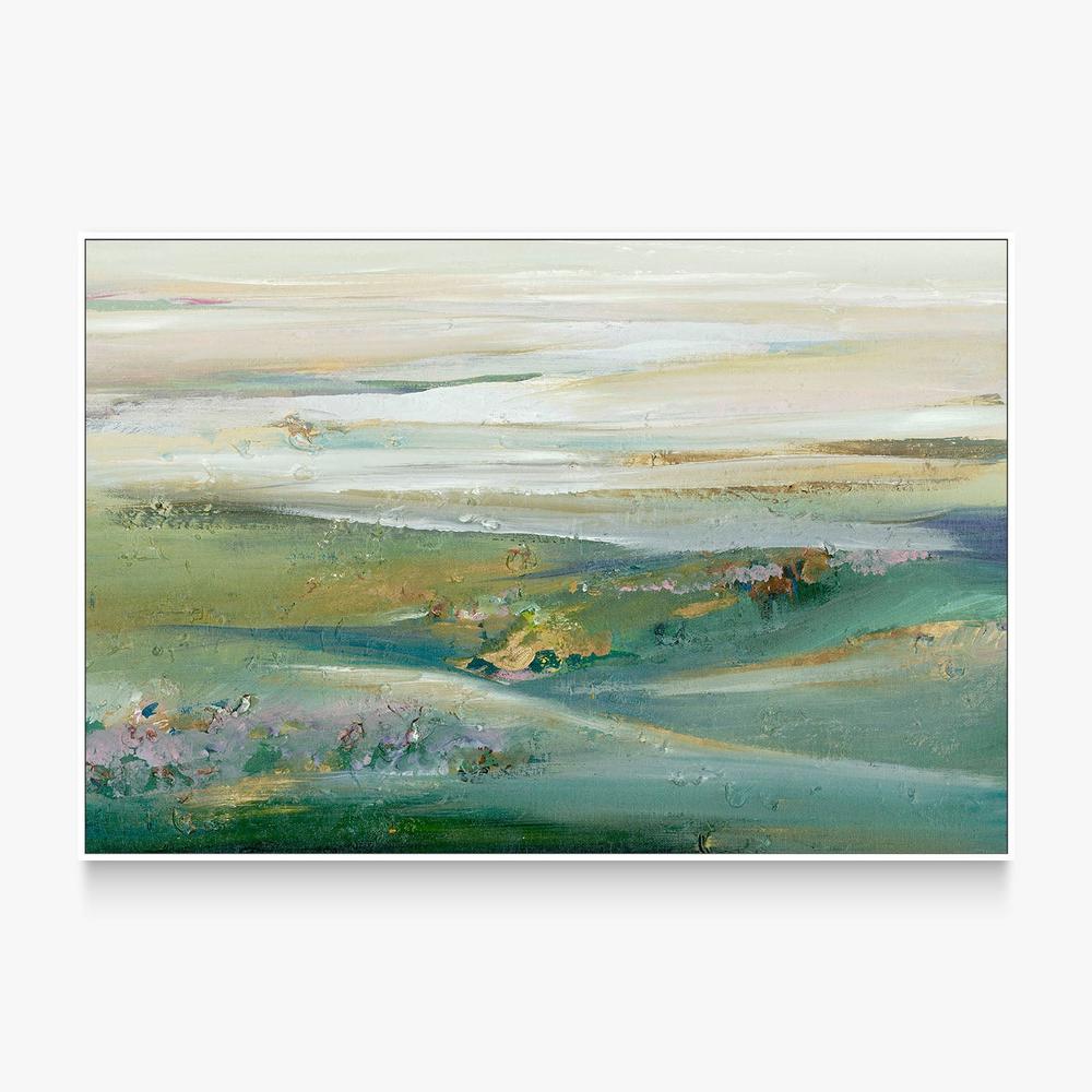 Green Sunset Pasture-by-Lera-wall-art-print-canvas-poster-framed-Gioia