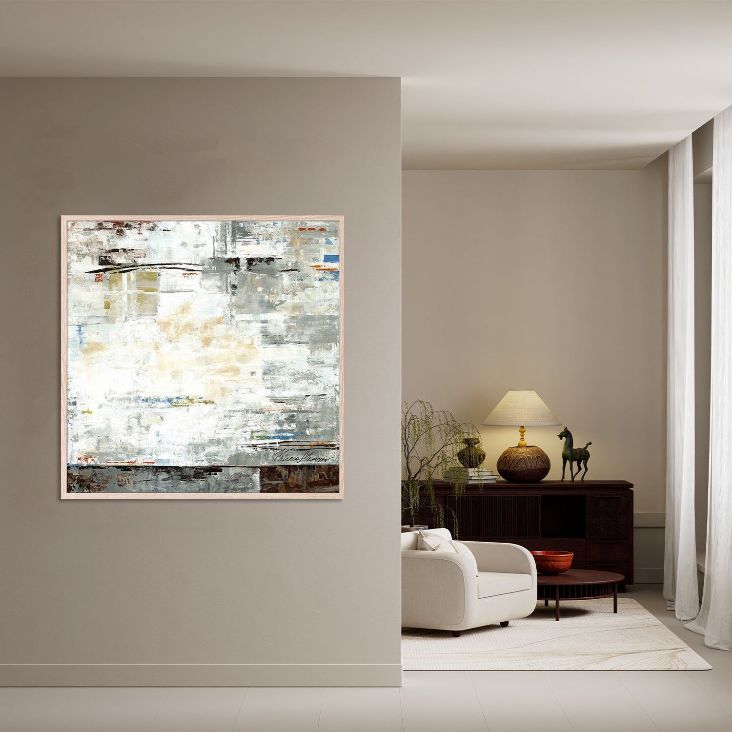 Grey Zone, Style A-by-Lera-wall-art-print-canvas-poster-framed-Gioia
