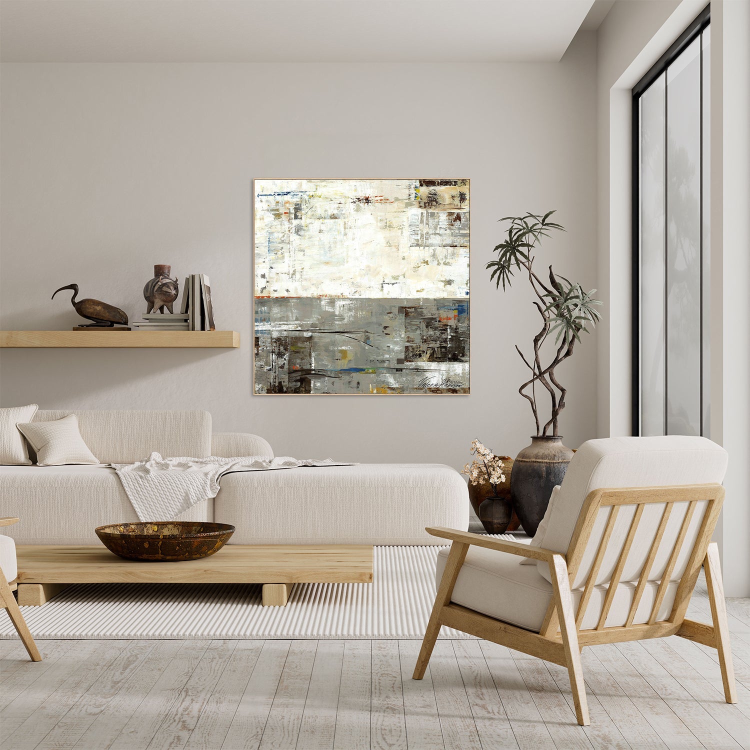 Grey Zone, Style B-by-Lera-wall-art-print-canvas-poster-framed-Gioia