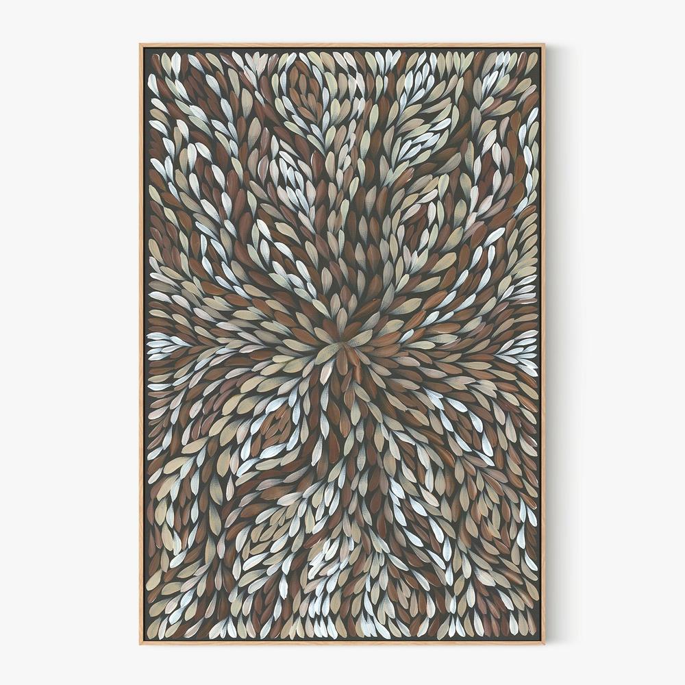 Healing Leaves Brown-by-Emma Rigney-wall-art-print-canvas-poster-framed-Gioia