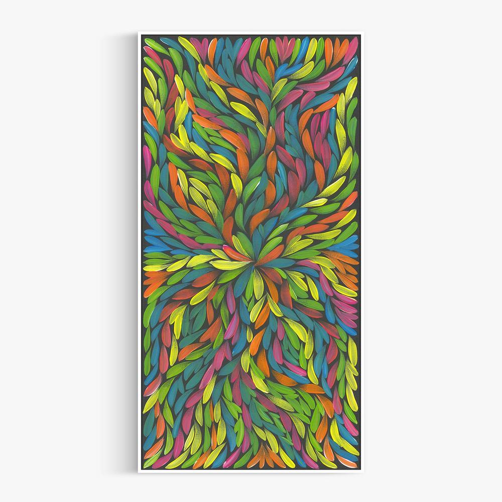 Healing Leaves Colourful-by-Emma Rigney-wall-art-print-canvas-poster-framed-Gioia