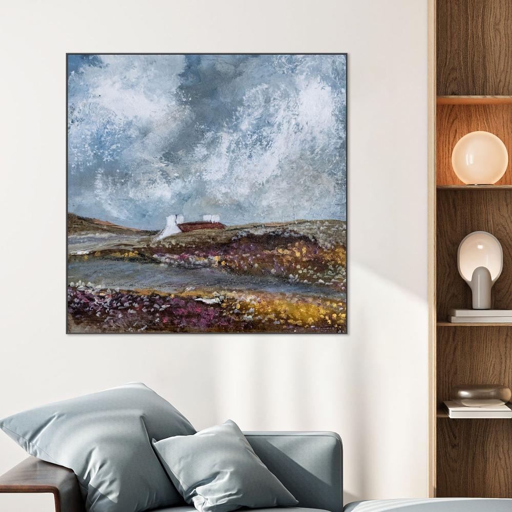 Heather & bracken, Style B-by-Louise O'Hara-wall-art-print-canvas-poster-framed-Gioia