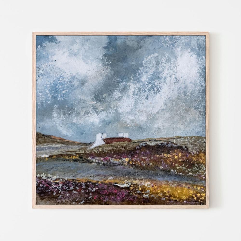Heather & bracken, Style B-by-Louise O'Hara-wall-art-print-canvas-poster-framed-Gioia
