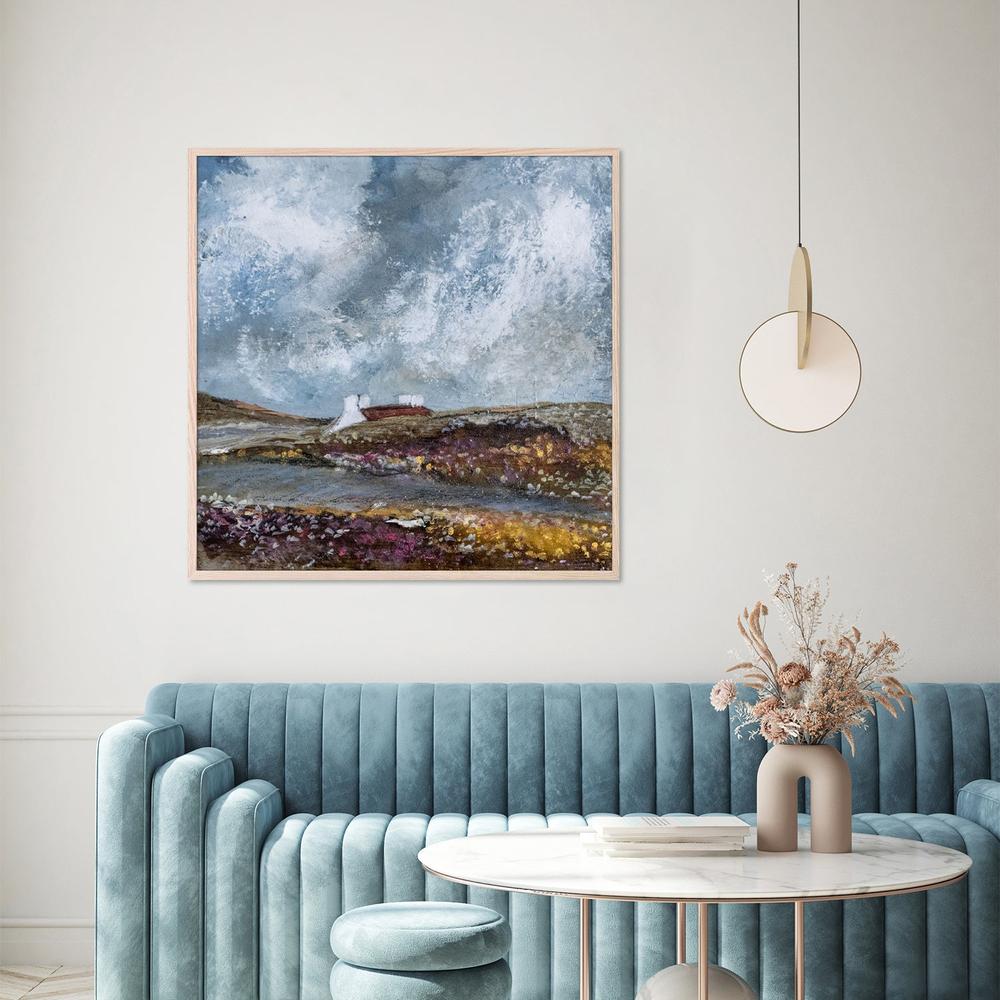 Heather & bracken, Style B-by-Louise O'Hara-wall-art-print-canvas-poster-framed-Gioia