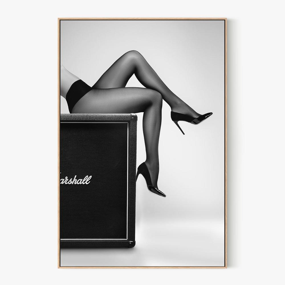 High Heels Rock Style-by-David Drake-wall-art-print-canvas-poster-framed-Gioia