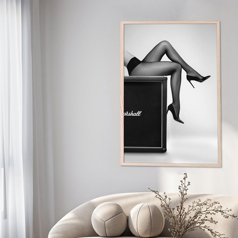High Heels Rock Style-by-David Drake-wall-art-print-canvas-poster-framed-Gioia