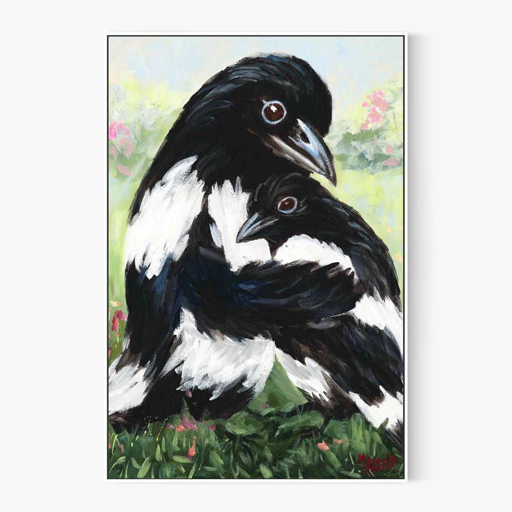 Hugs with Mum-by-Meredith Howse-wall-art-print-canvas-poster-framed-Gioia