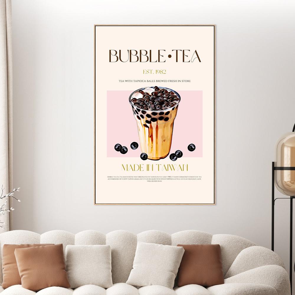 Iced Bubble Tea-by-Nazma Khokhar-wall-art-print-canvas-poster-framed-Gioia