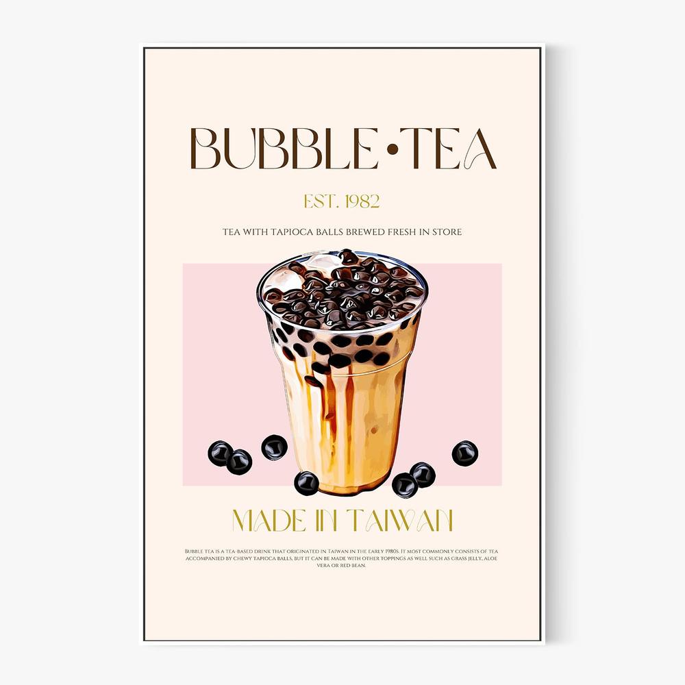 Iced Bubble Tea-by-Nazma Khokhar-wall-art-print-canvas-poster-framed-Gioia