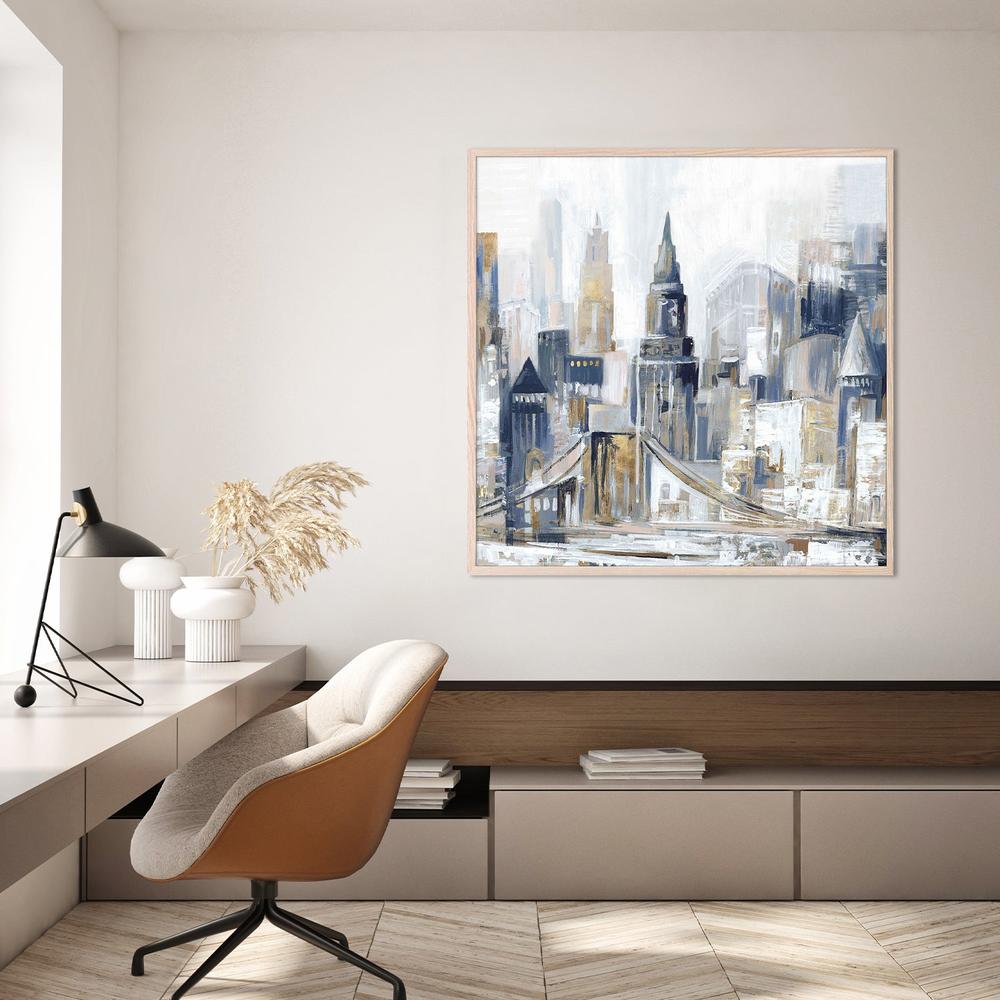 Indigo New York I Neutral Version-by-Lera-wall-art-print-canvas-poster-framed-Gioia