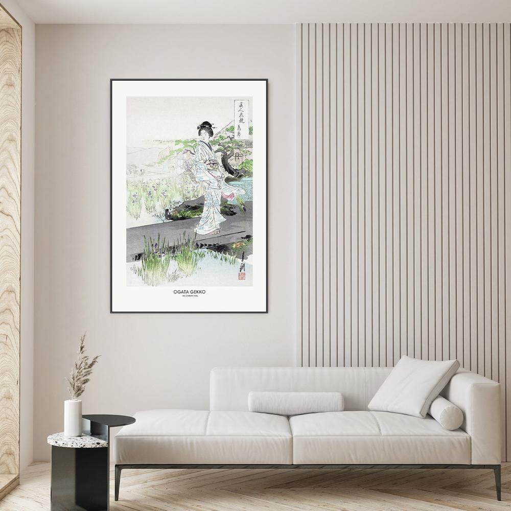 Iris Garden-by-Ogata Gekko-wall-art-print-canvas-poster-framed-Gioia
