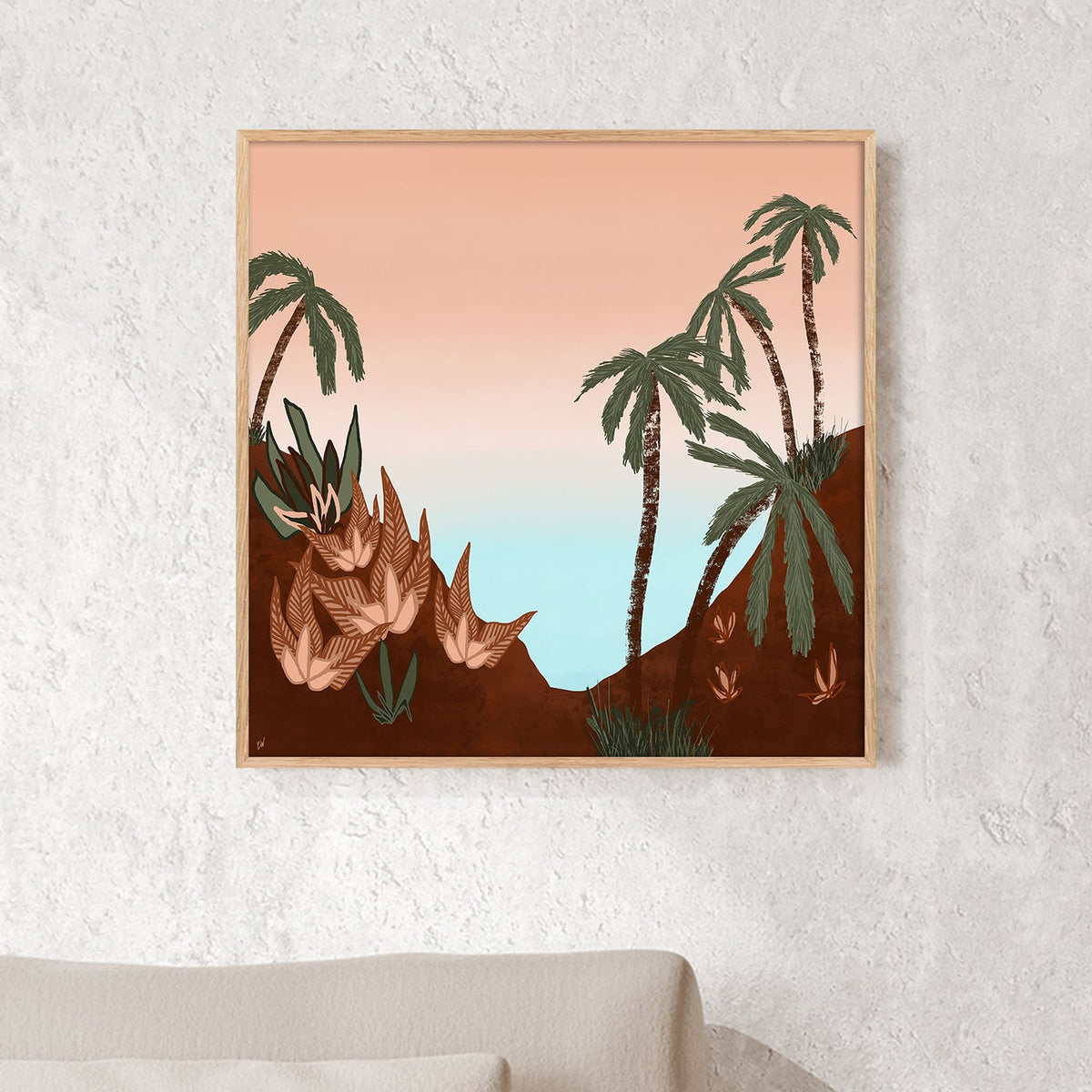 Isle Of Light-by-Carrie Welsh-wall-art-print-canvas-poster-framed-Gioia