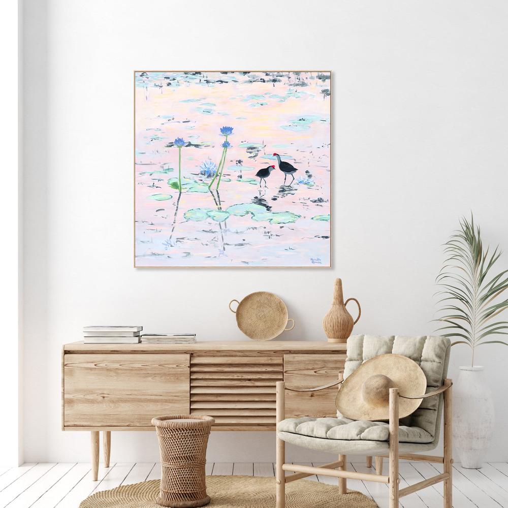 Kakadu Jacana-by-Meredith Howse-wall-art-print-canvas-poster-framed-Gioia