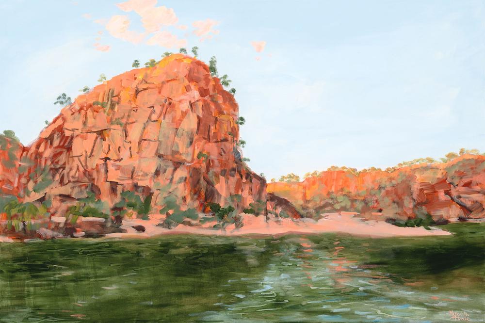 Katherine Gorge Sunset-by-Meredith Howse-wall-art-print-canvas-poster-framed-Gioia