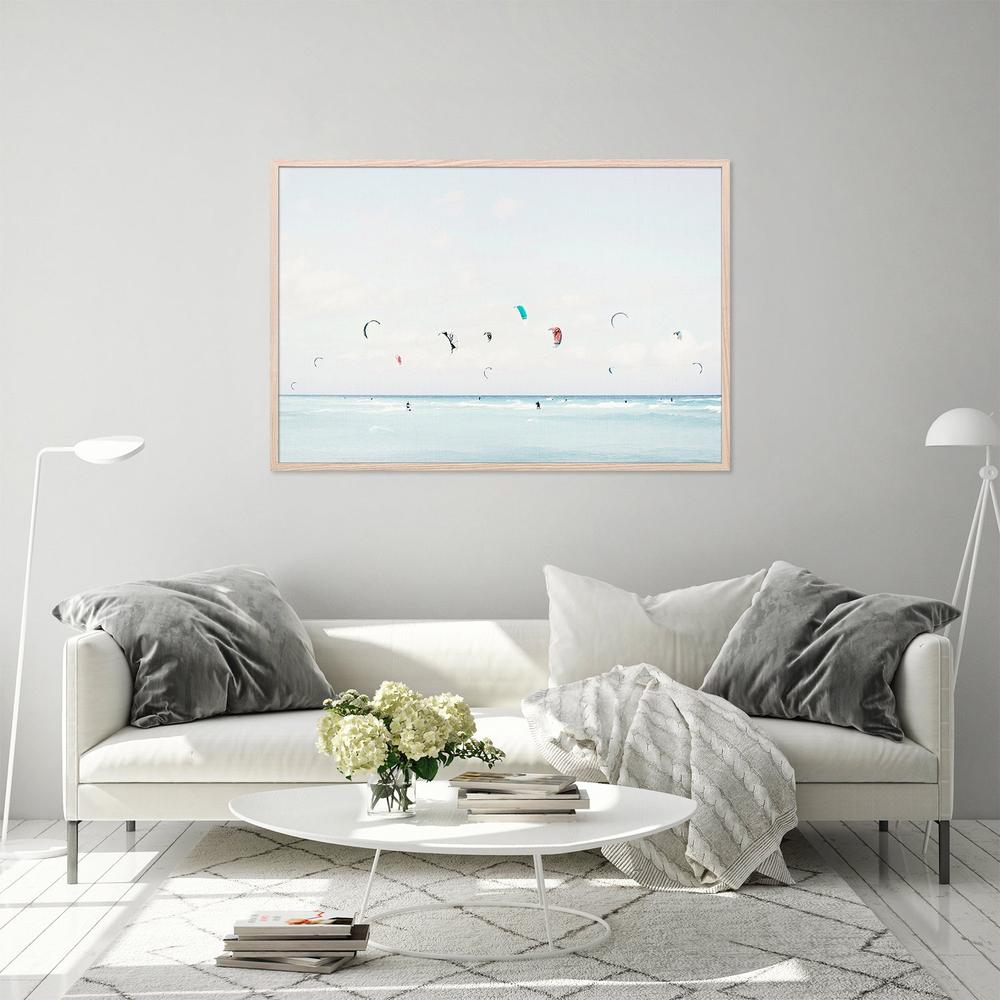 Kite Surfing-by-Gal Pittel-wall-art-print-canvas-poster-framed-Gioia