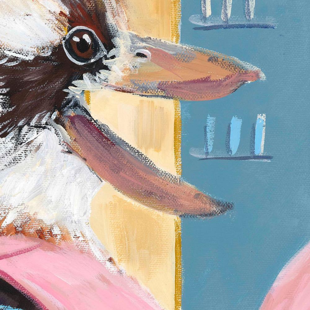Kookaburra Featherdresser-by-Meredith Howse-wall-art-print-canvas-poster-framed-Gioia