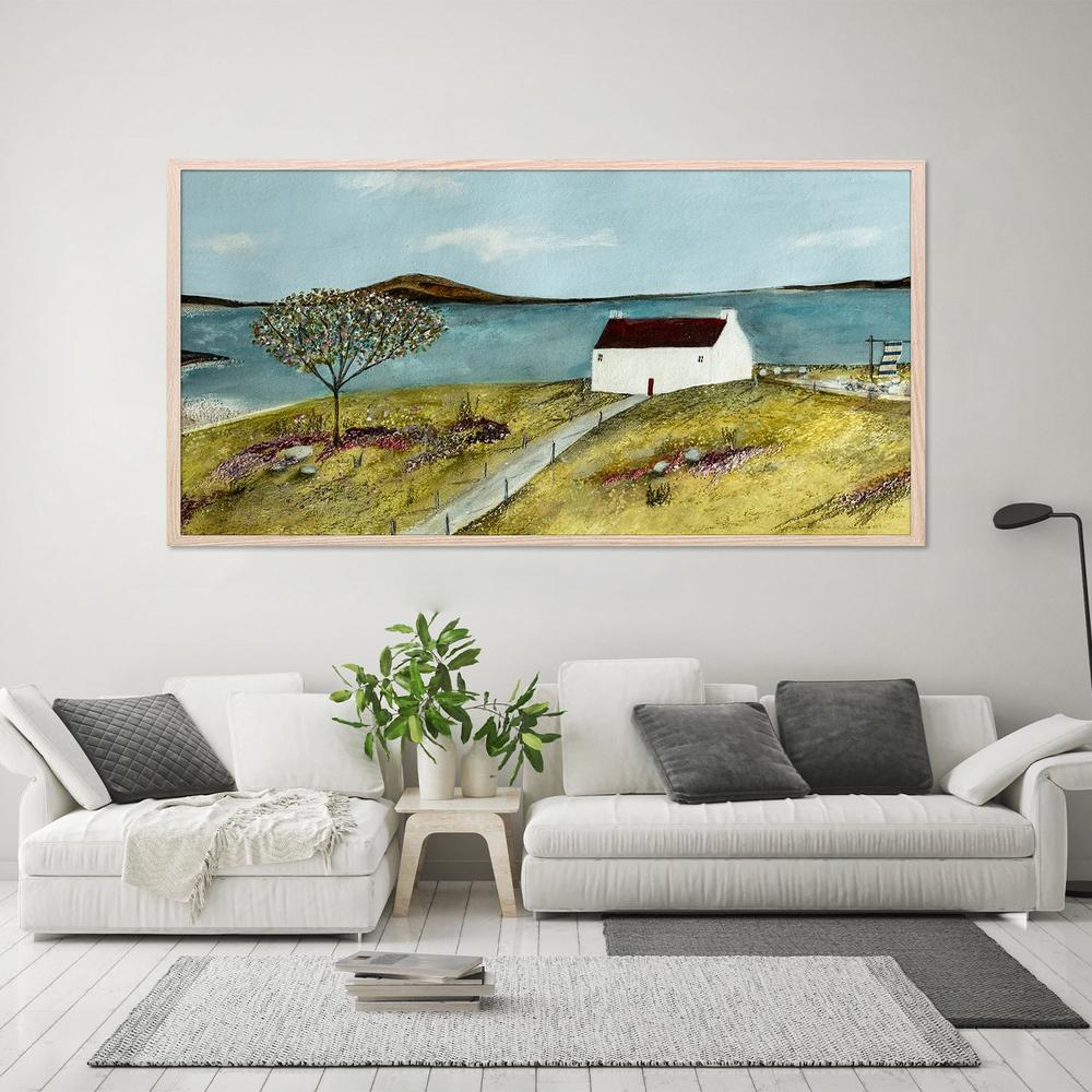Lakeside View , Style A-by-Louise O'Hara-wall-art-print-canvas-poster-framed-Gioia