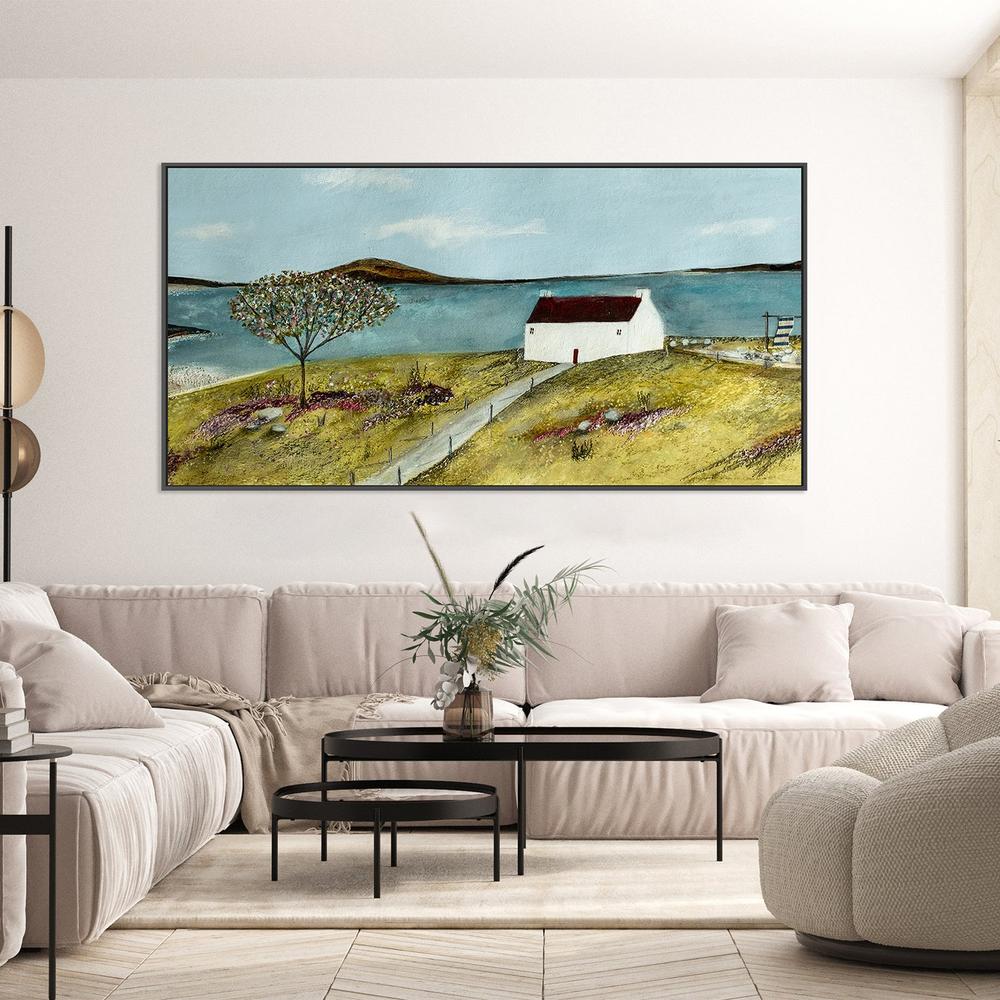 Lakeside View , Style A-by-Louise O'Hara-wall-art-print-canvas-poster-framed-Gioia