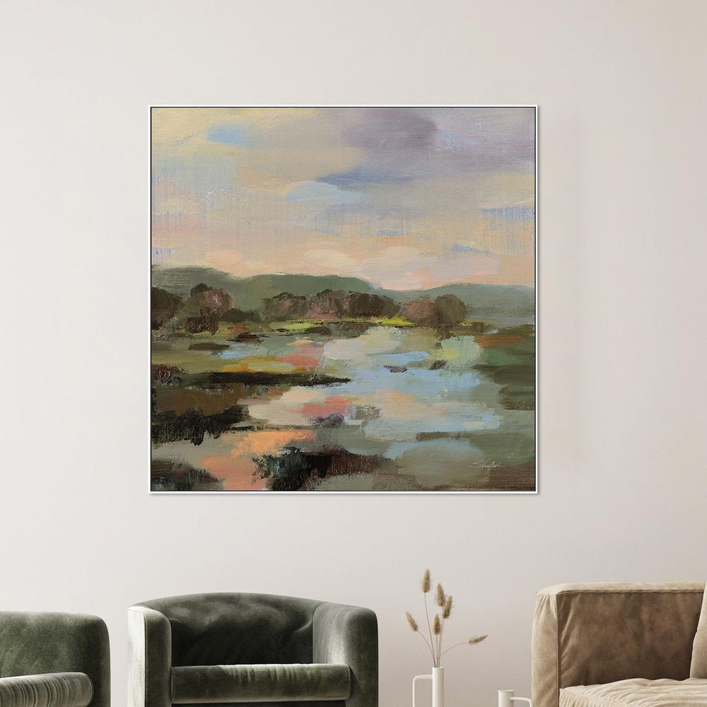 Landscape at Spring Dawn-by-Silvia Vassileva-wall-art-print-canvas-poster-framed-Gioia