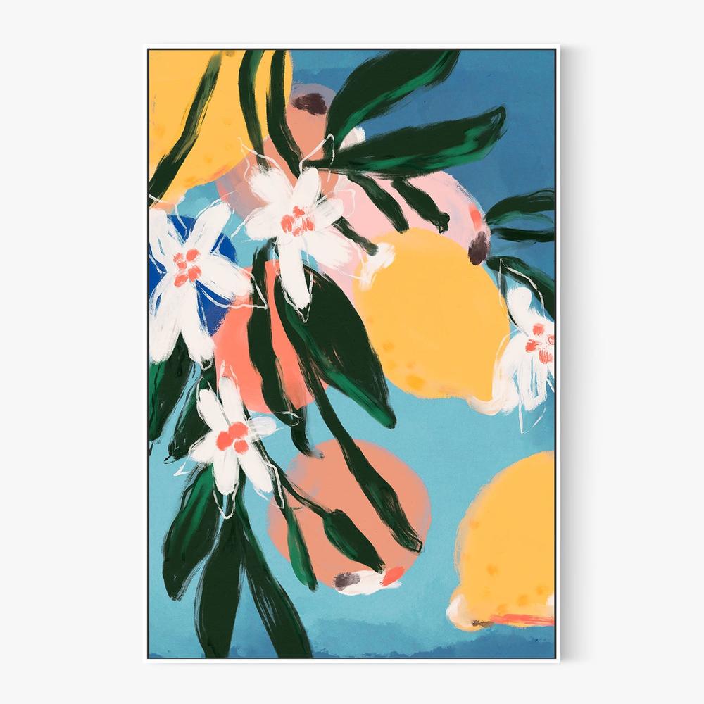 Lemon Blossom Breeze-by-Treechild-wall-art-print-canvas-poster-framed-Gioia