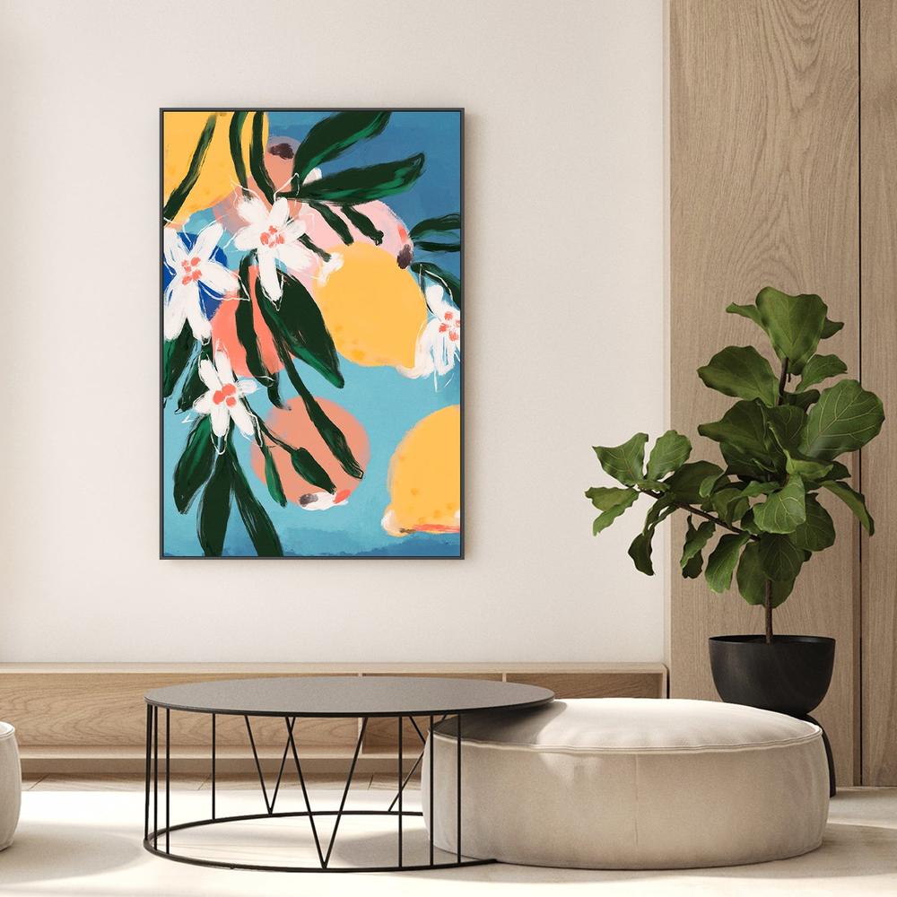 Lemon Blossom Breeze-by-Treechild-wall-art-print-canvas-poster-framed-Gioia