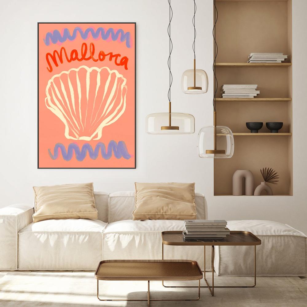 Mallorca (seashell)-by-Treechild-wall-art-print-canvas-poster-framed-Gioia