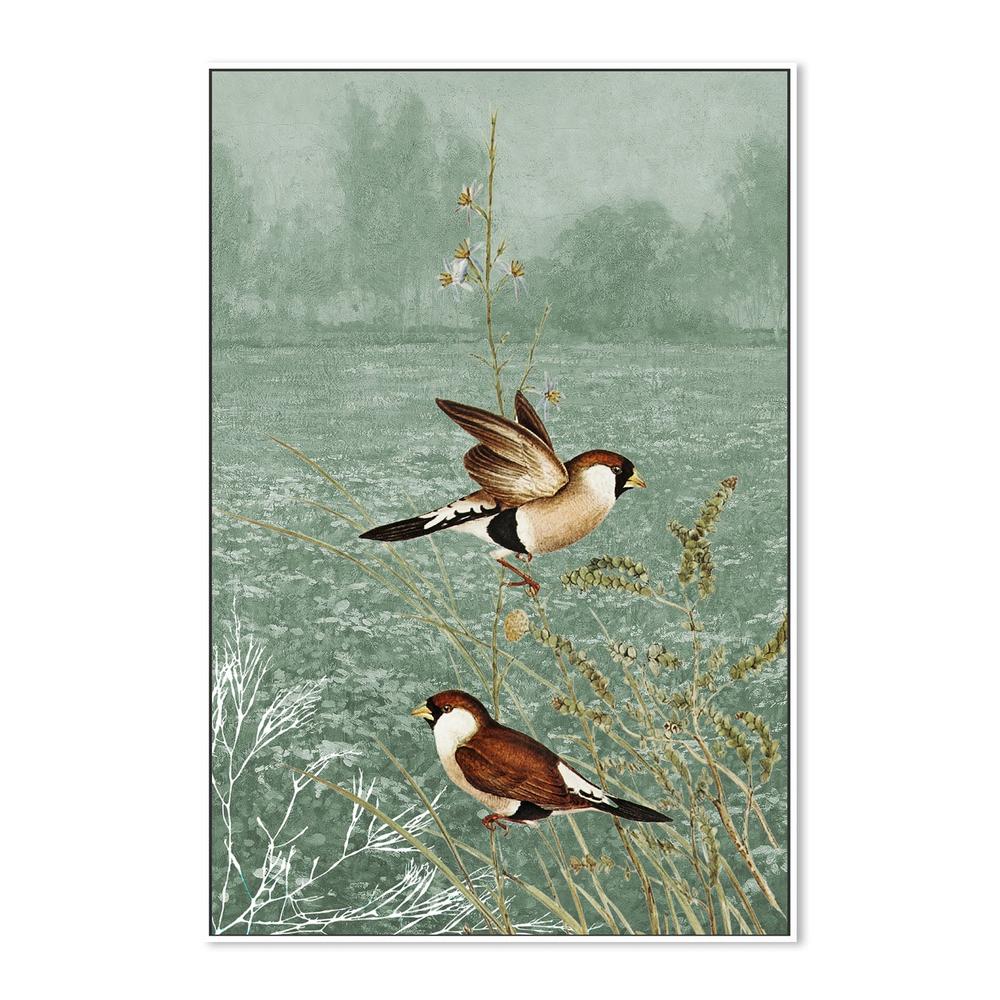 wall-art-print-canvas-poster-framed-Meadow Finches Flying-5