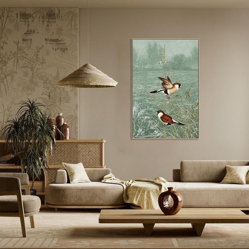 wall-art-print-canvas-poster-framed-Meadow Finches Flying-9