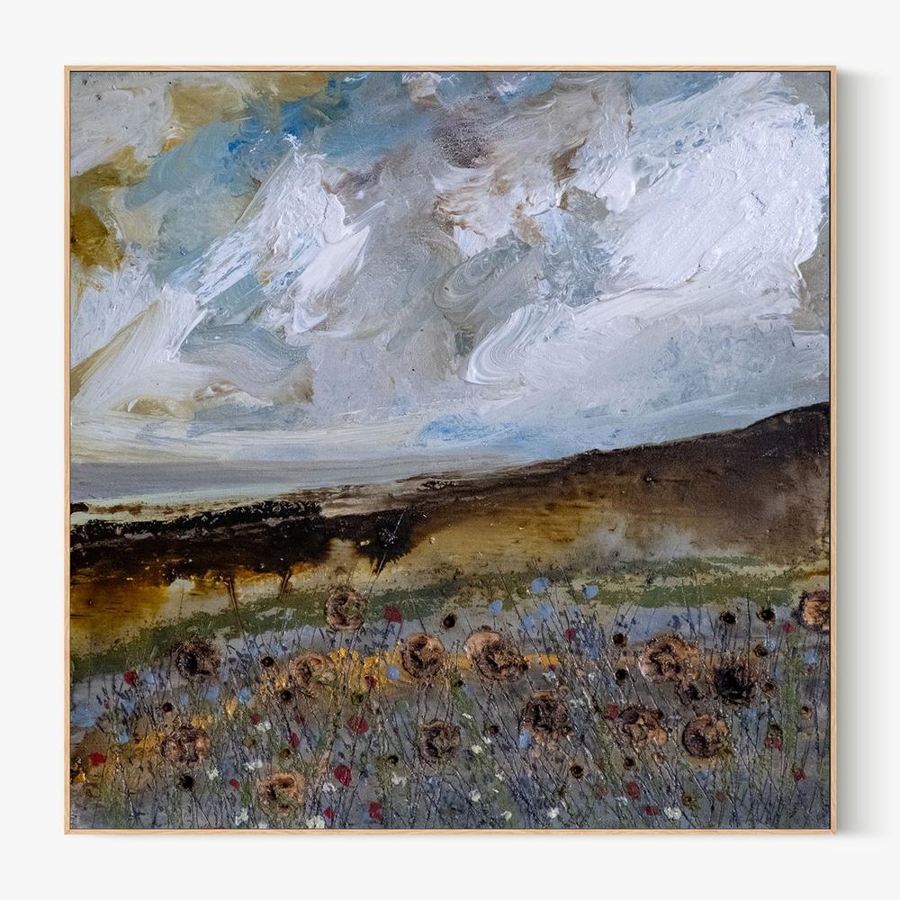 Meadow Storm, Style B-by-Louise O'Hara-wall-art-print-canvas-poster-framed-Gioia