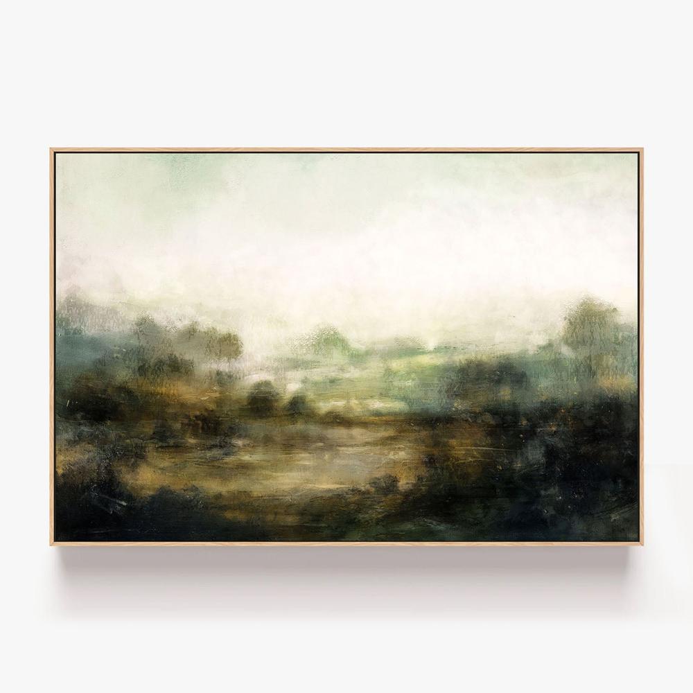 Mist Over Time-by-Nina Blue-wall-art-print-canvas-poster-framed-Gioia