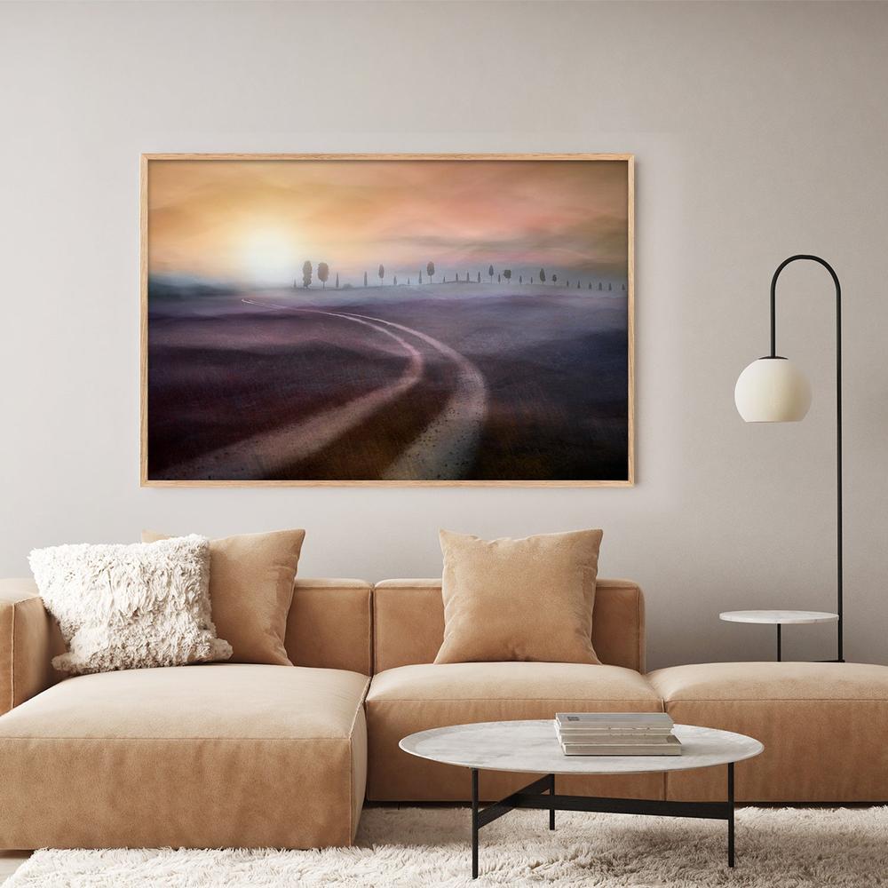 Misty Country Road-by-Christina Sillen-wall-art-print-canvas-poster-framed-Gioia