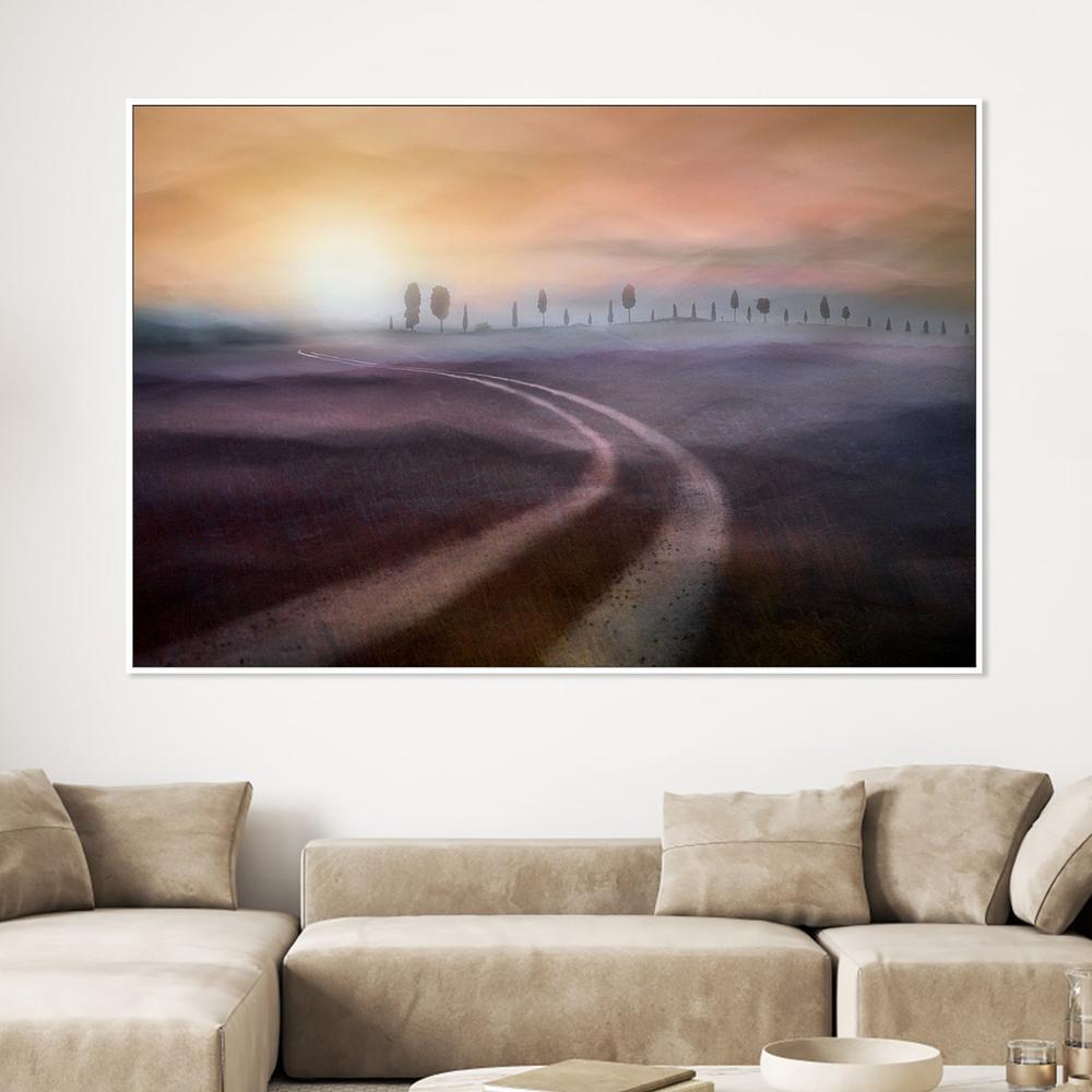 Misty Country Road-by-Christina Sillen-wall-art-print-canvas-poster-framed-Gioia